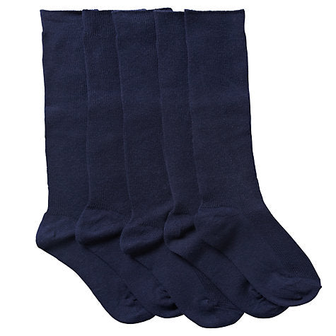 Navy Cotton Rich Ankle Socks.