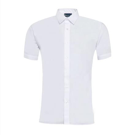 Boys White Short Sleeve Shirts (x2)
