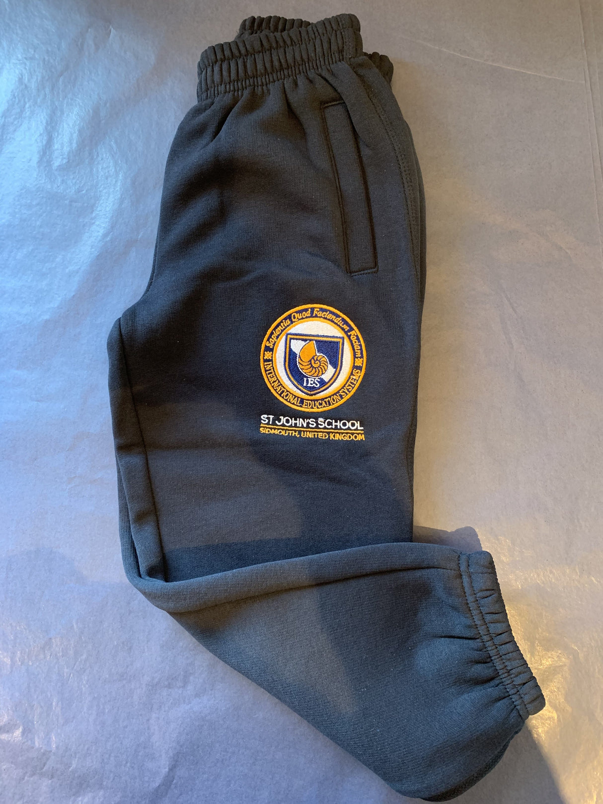 Unisex Jog Pants Navy with School Logo