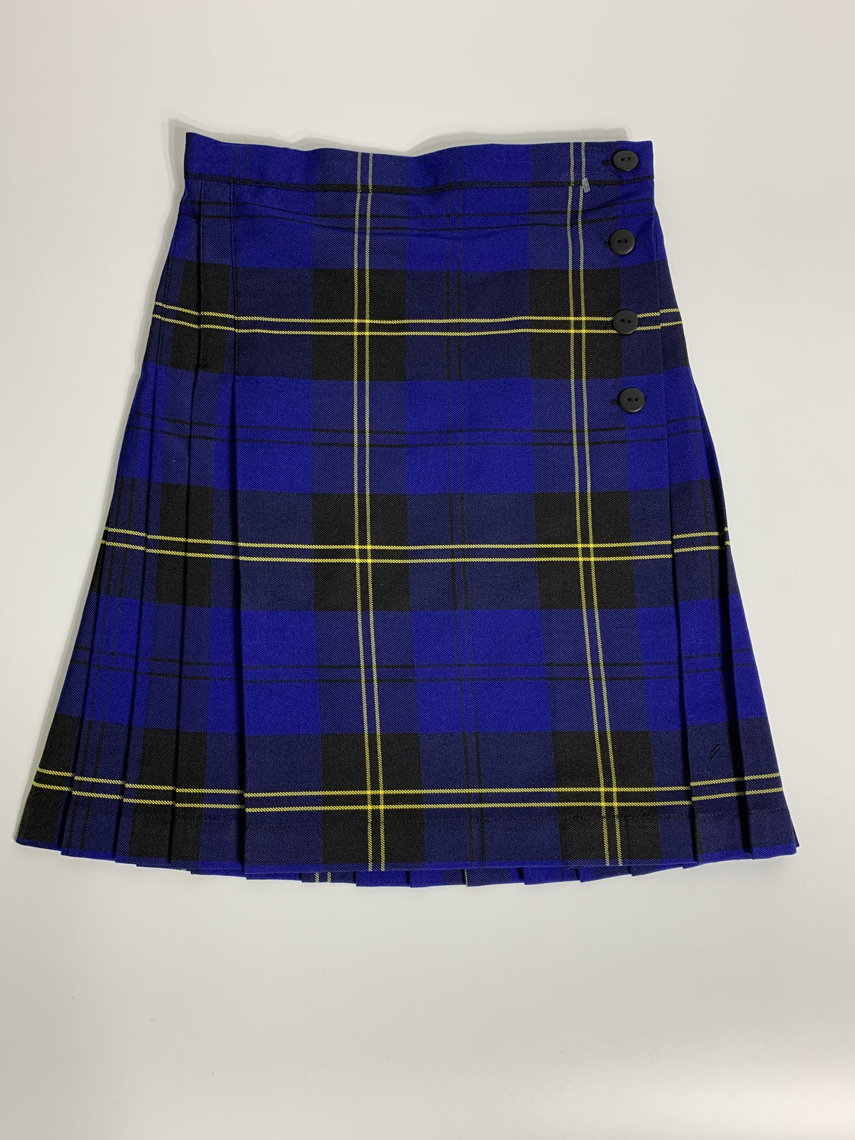 Royal Blue Tartan Skirt