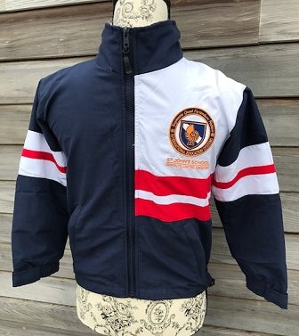 St John's Navy/Red/White Microfibre Tracksuit Top