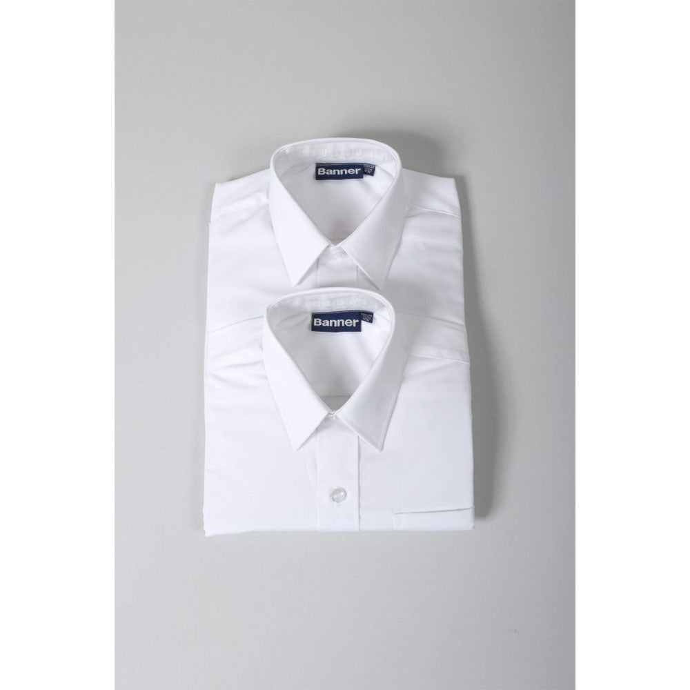 Twin Pack White Short Sleeve Shirt