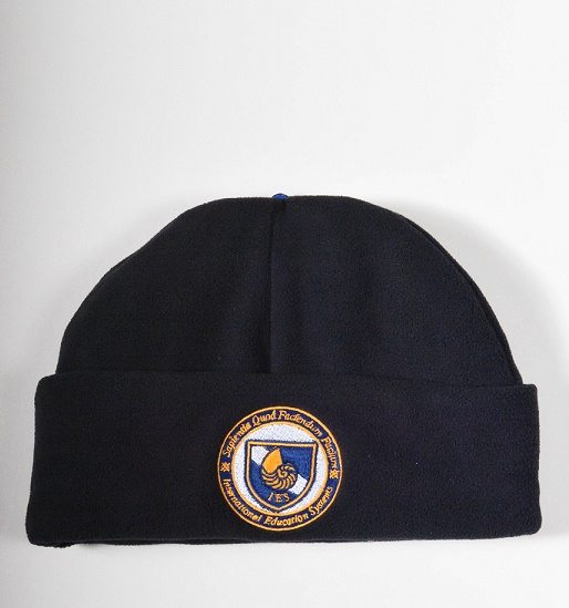 Navy Fleece Beanie Hat