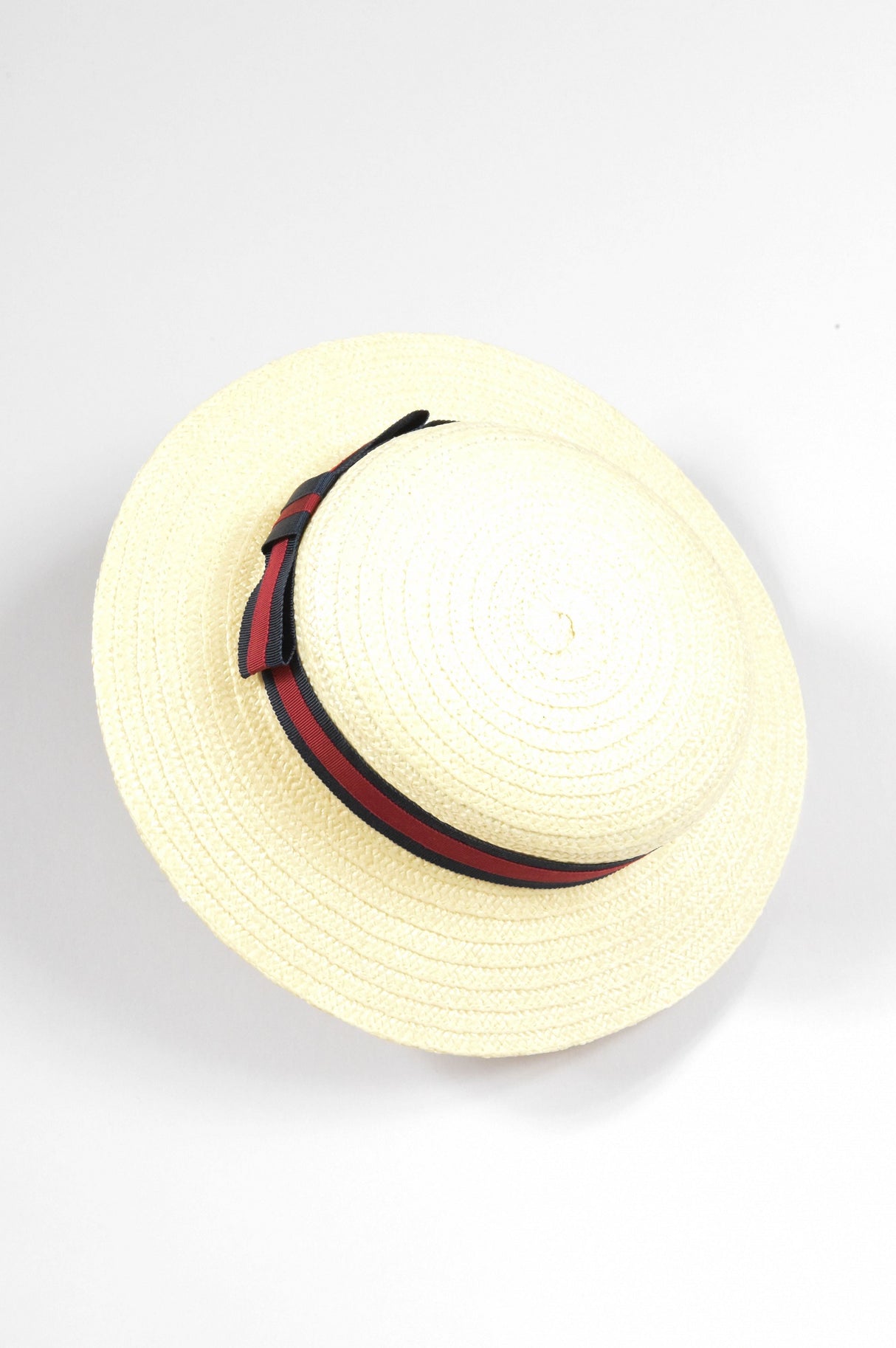 Summer Boater Hat with Ribbon for all years