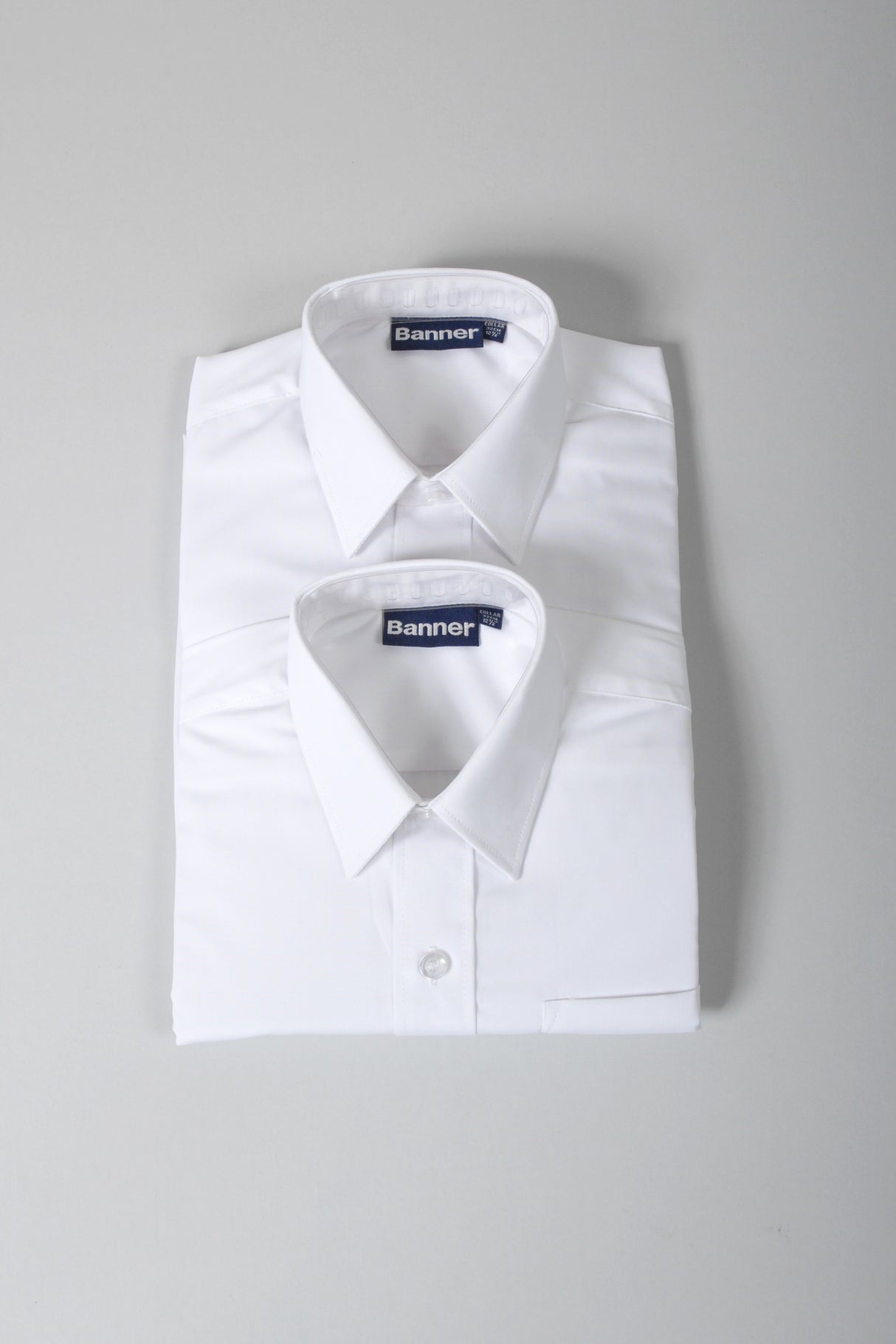 Twin Pack White Long Sleeve Shirt