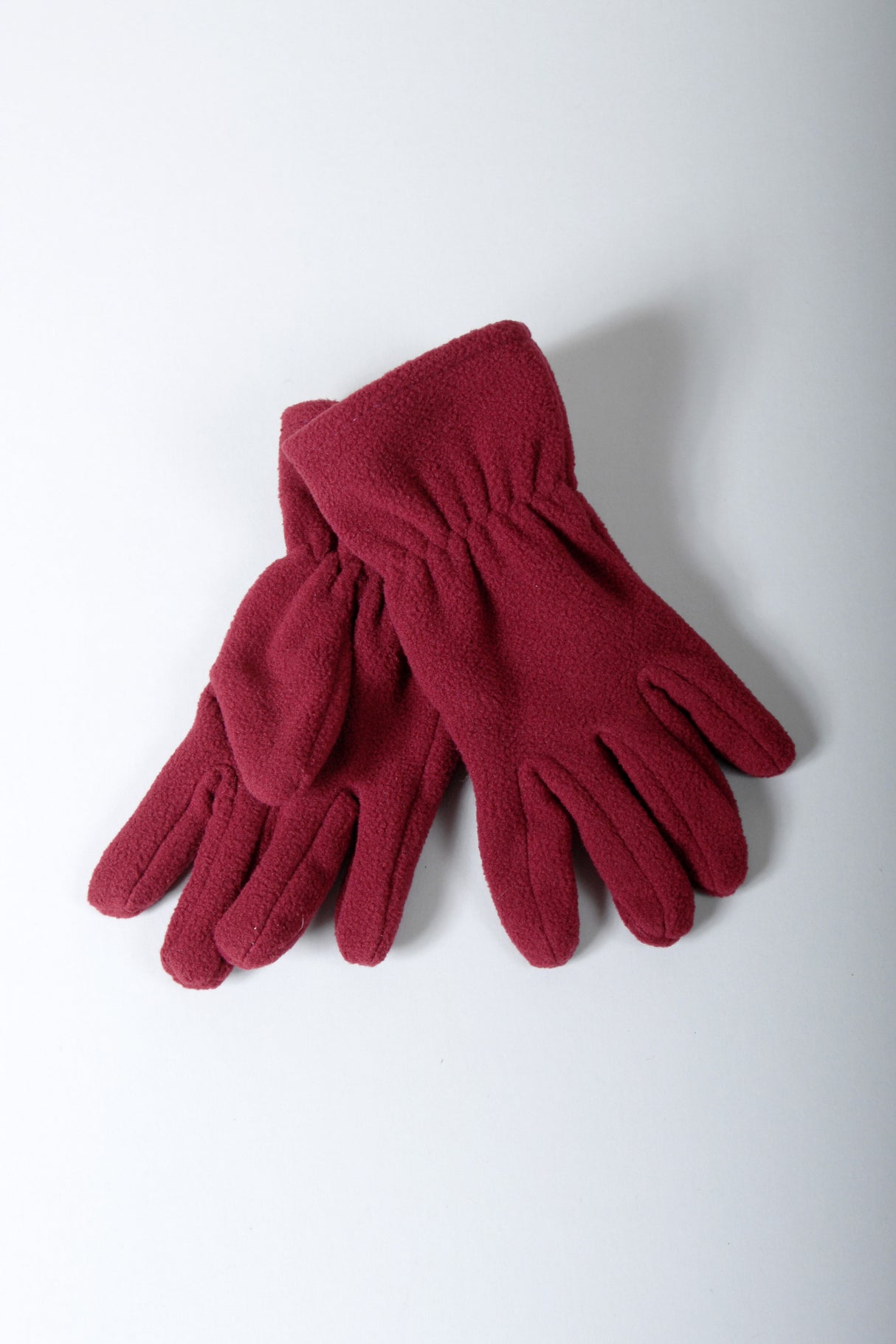 Maroon Fleece Gloves