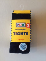 Kids Cotton Rich Tights Pack of 2 - All School Colours