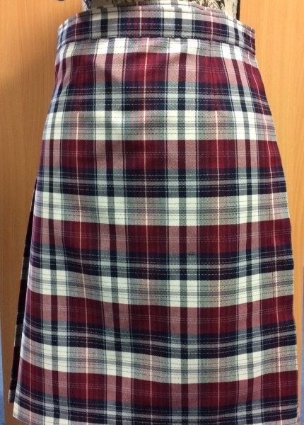 Grantham Preparatory International Tartan Kilt Skirt