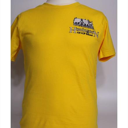 Yellow P.E T Shirt With Logo